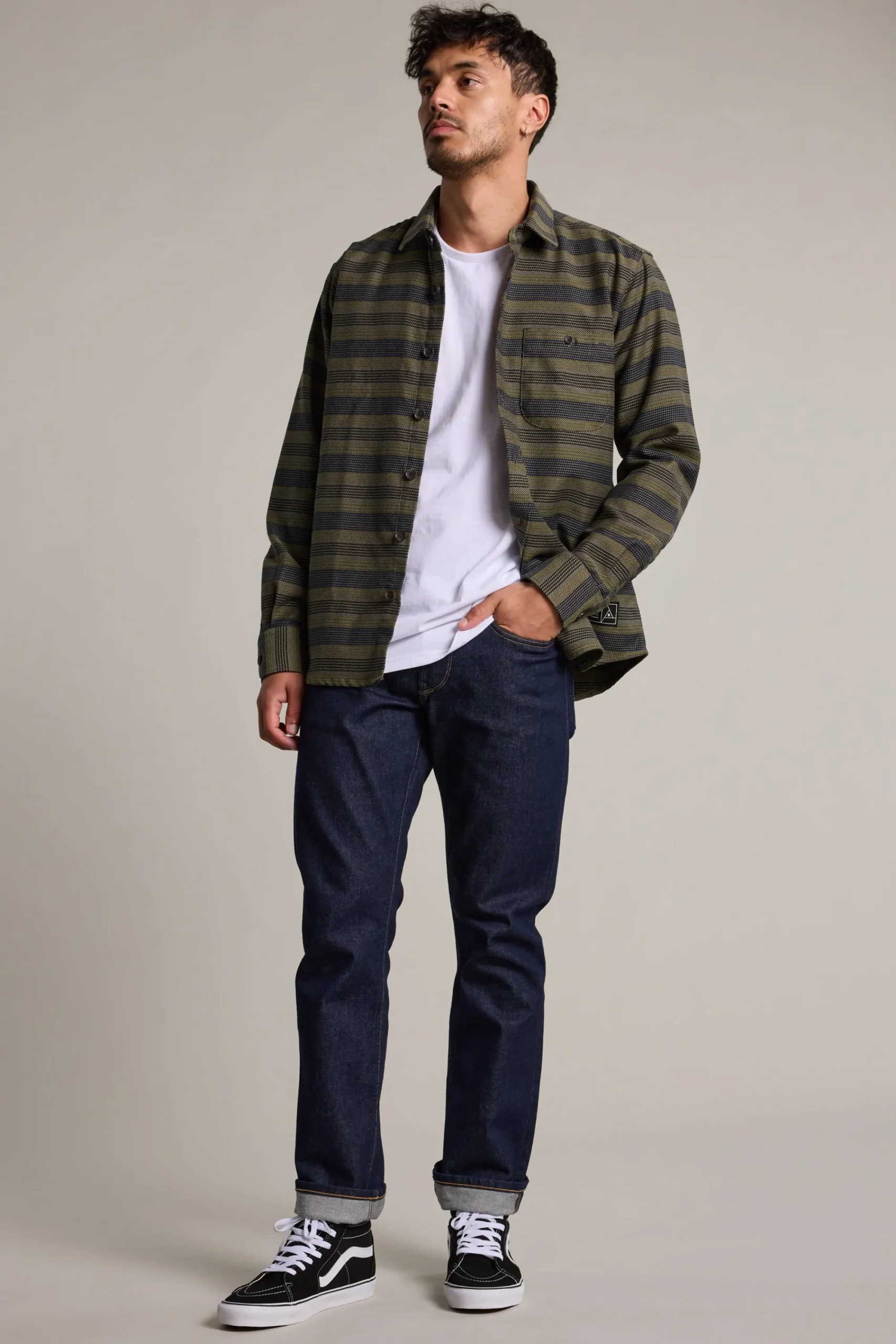 Barkers Casual Shirts|Casual Shirts^Mossock Stripe Overshirt