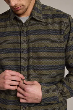 Barkers Casual Shirts|Casual Shirts^Mossock Stripe Overshirt