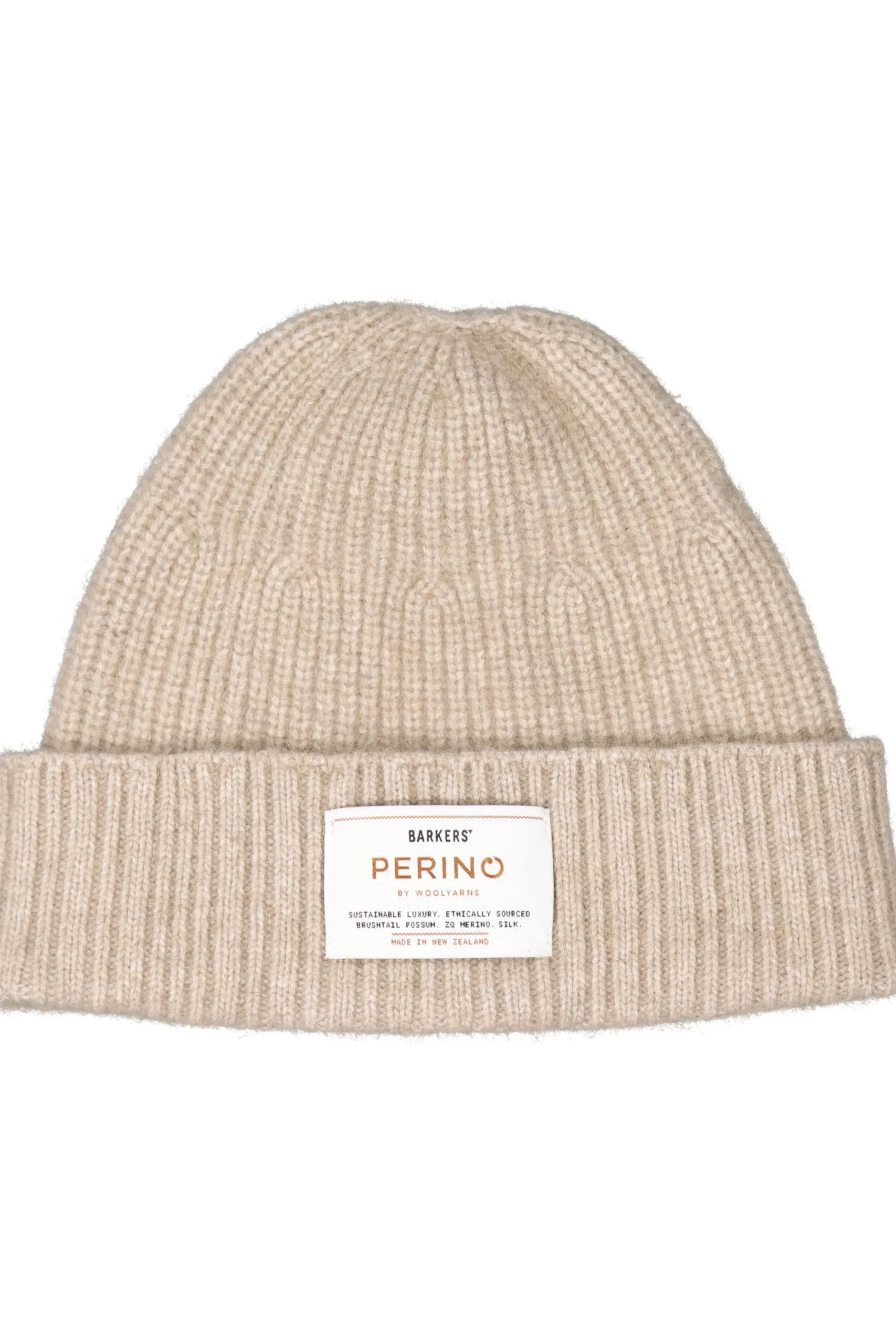 Barkers Nz Made Perino|Hats & Beanies^Mount Cook Perino Beanie BUFF