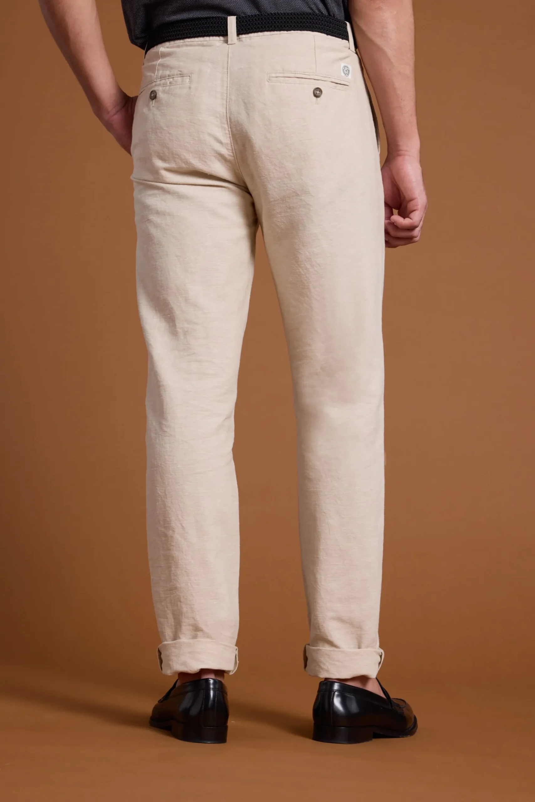 Barkers Tapered & Slim Fit Pants|Dress Pants^Newman Linen Pants SAND