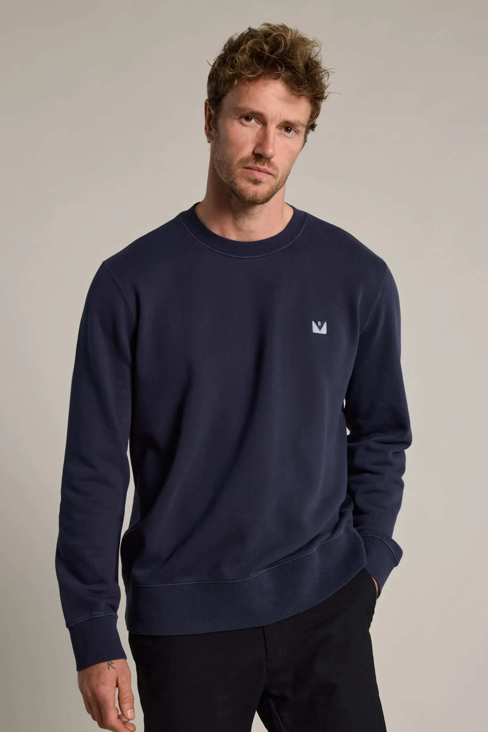 Barkers Sweatshirts & Hoodies^Newton Washed Crew INK