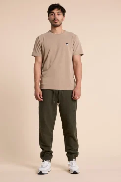 Barkers Essential Tees^Newton Washed Tee TAUPE