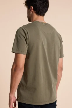 Barkers Essential Tees^Newton Washed Tee WASHED KHAKI