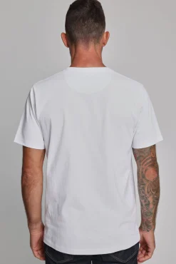 Barkers Essential Tees^Newton Washed Tee WHITE