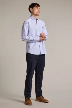 Barkers Classic Fit Shirts|Classic Fit Shirts^Nina Stripe Oxford Shirt NAVY