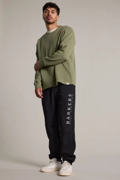 Barkers Barkers Track Pants|Track Pants^Organic Classic Print Track Pants BLACK