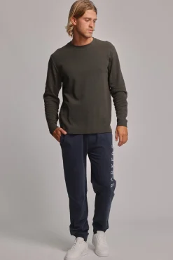 Barkers Barkers Track Pants|Track Pants^Organic Classic Print Track Pants DARK BLUE
