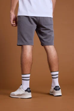 Barkers Shorts^Organic Classic Print Track Short CARBON