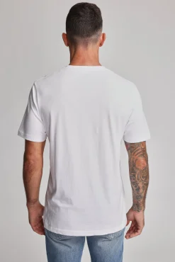 Barkers Essential Tees^Organic Crew Tee WHITE