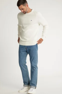 Barkers Cotton Knitwear^Paloma Cotton Crew OFF WHITE