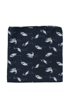Barkers Suiting Accessories|Pocket Squares^Parisian Crane Silk Pocket Square