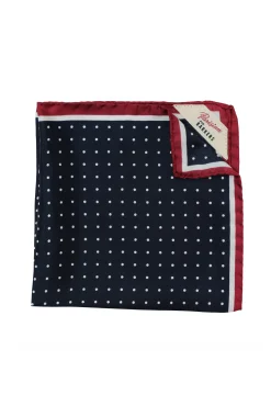 Barkers Suiting Accessories|Pocket Squares^Parisian Dot Silk Pocket Square