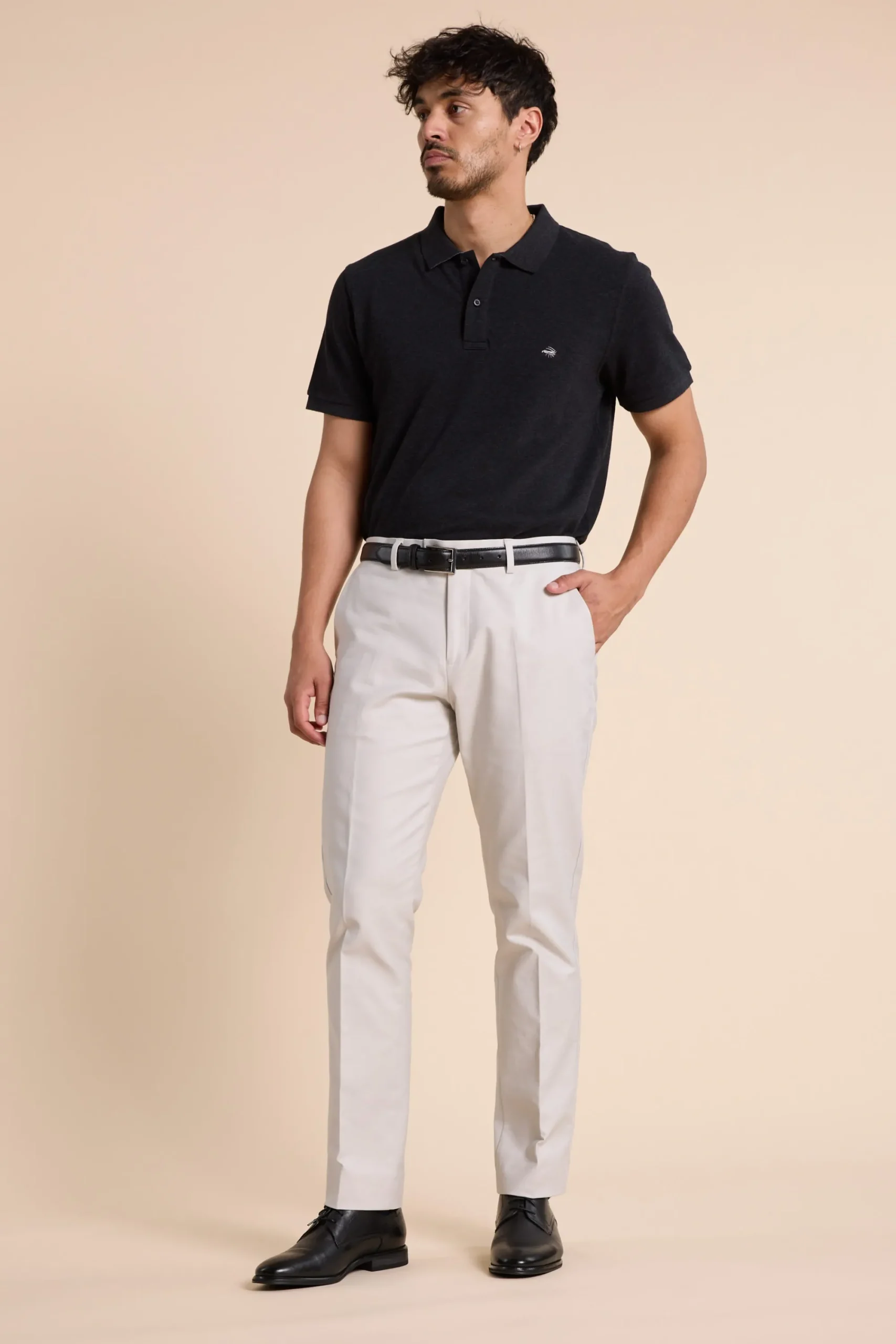 Barkers Polos|Polo Shirts^Regent Pique Polo CHAR MARL