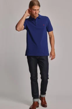 Barkers Polos|Polo Shirts^Regent Pique Polo Shirt COBALT