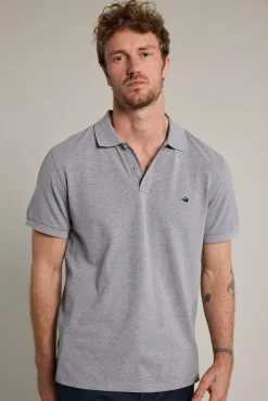 Barkers Polos|Polo Shirts^Regent Pique Polo Shirt GREY MARL