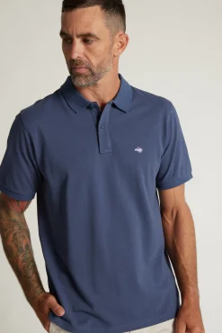 Barkers Polos|Polo Shirts^Regent Pique Polo Shirt MID BLUE