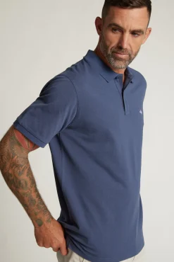 Barkers Polos|Polo Shirts^Regent Pique Polo Shirt MID BLUE