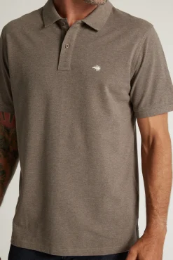Barkers Polos|Polo Shirts^Regent Pique Polo Shirt WOOD MARL
