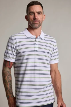 Barkers Polos|Polo Shirts^Regent Pique Stripe Polo