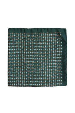Barkers Pocket Squares|Suiting Accessories^Ridge Geo Pocket Square
