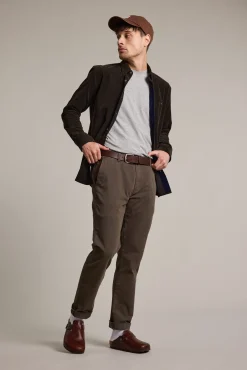 Barkers Tailored Fit Shirts|Tailored Fit Shirts^Sedwick Corduroy Shirt FOREST