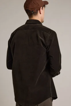 Barkers Tailored Fit Shirts|Tailored Fit Shirts^Sedwick Corduroy Shirt FOREST