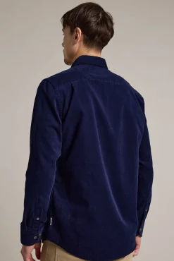 Barkers Tailored Fit Shirts|Tailored Fit Shirts^Sedwick Corduroy Shirt NAVY