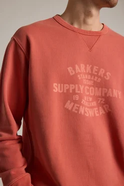 Barkers Sweatshirts & Hoodies^Standard Issue Print Crew ORANGE