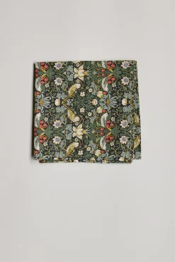 Barkers Pocket Squares|Suiting Accessories^Strawberry Thief Liberty Pocket Square