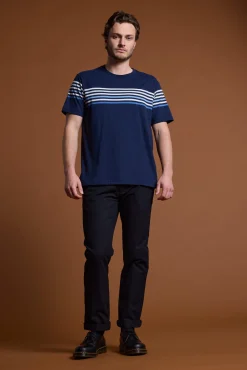 Barkers Graphic & Stripes^Tayside Stripe Tee