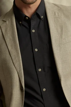 Barkers Tailored Fit Shirts|Tailored Fit Shirts^Thatcher Oxford Shirt BLACK