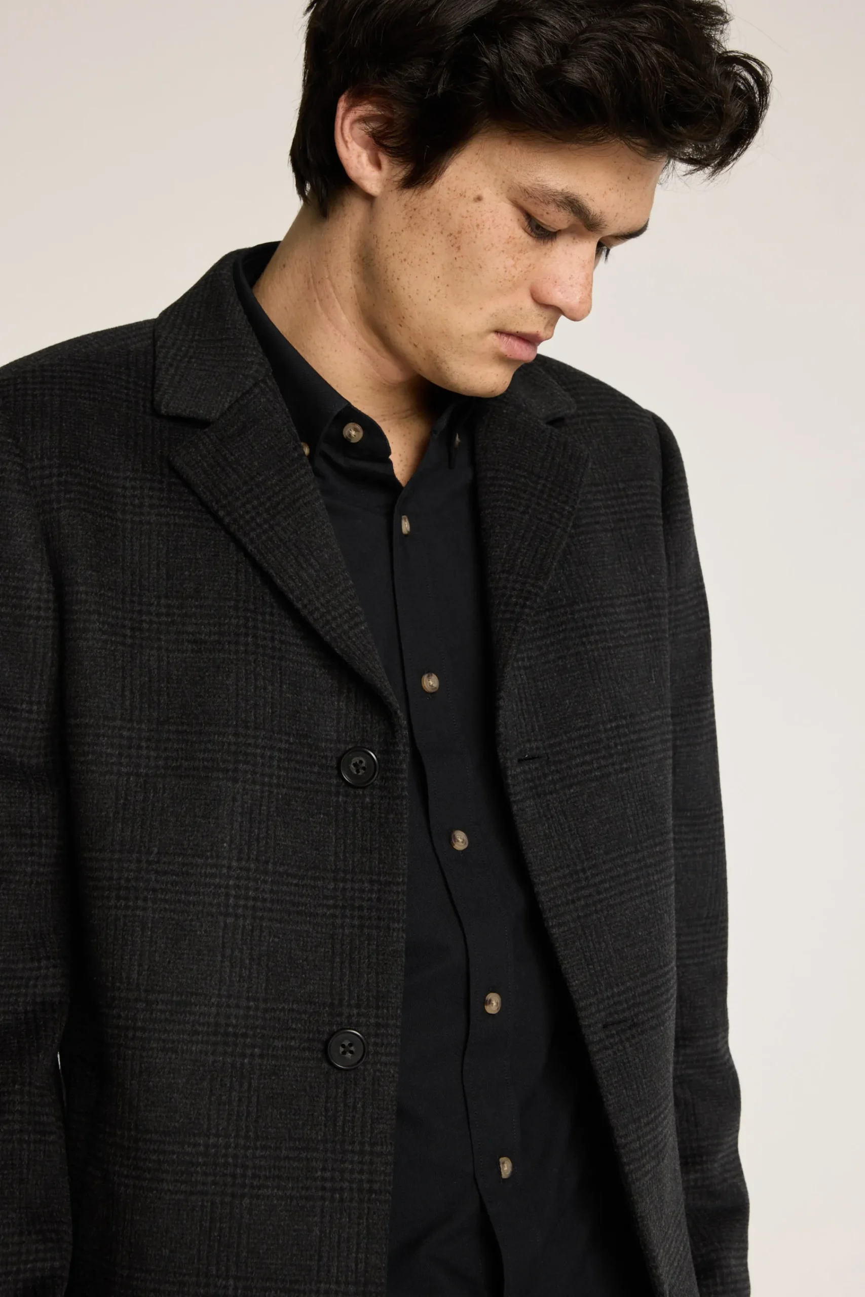Barkers Tailored Fit Shirts|Tailored Fit Shirts^Thatcher Oxford Shirt BLACK
