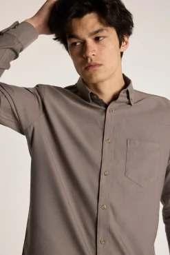 Barkers Classic Fit Shirts|Classic Fit Shirts^Thatcher Oxford Shirt BROWN