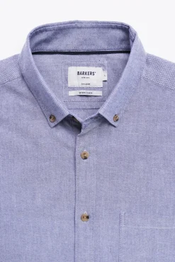 Barkers Tailored Fit Shirts|Tailored Fit Shirts^Thatcher Oxford Shirt CHAMBRAY
