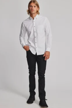 Barkers Tailored Fit Shirts|Tailored Fit Shirts^Thatcher Oxford Shirt WHITE