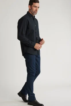 Barkers Classic Fit Shirts|Classic Fit Shirts^Thatcher Oxford Shirt Classic Fit BLACK