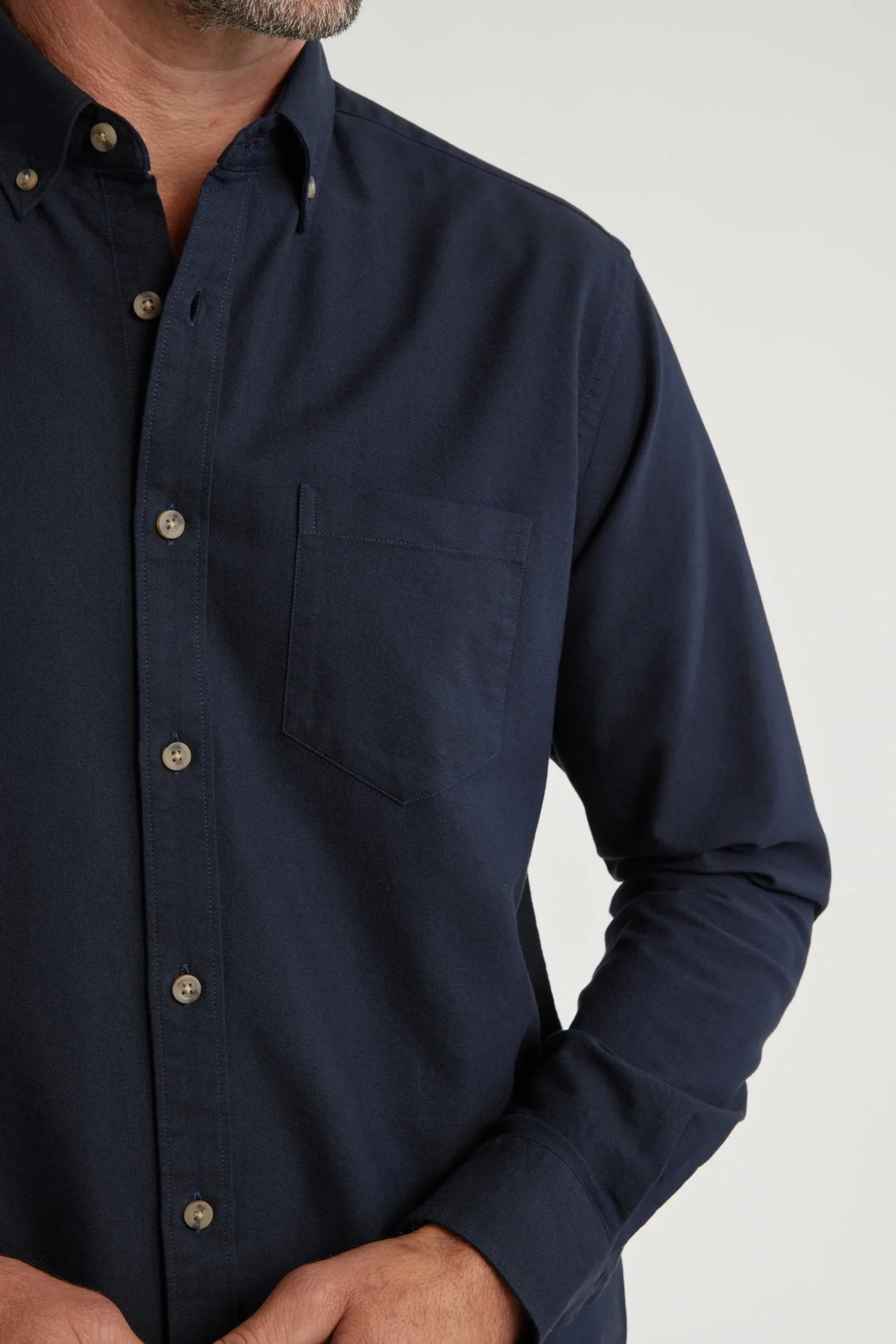 Barkers Classic Fit Shirts|Classic Fit Shirts^Thatcher Oxford Shirt Classic Fit DARK NAVY