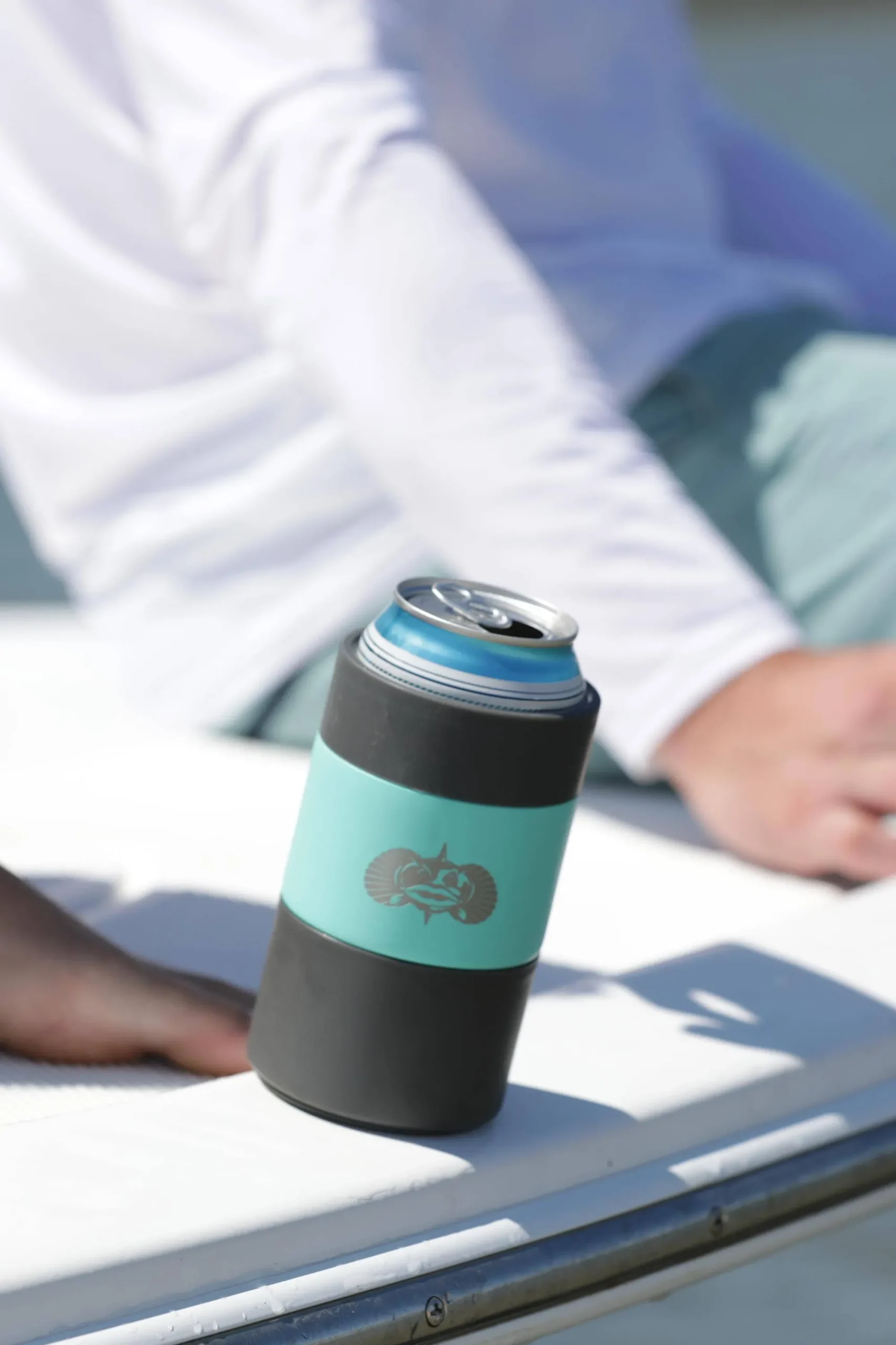 Barkers Drink Bottles & Flasks^Toadfish Non-Tipping Can Cooler TEAL