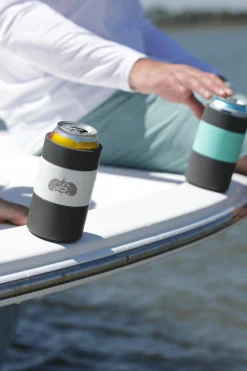 Barkers Drink Bottles & Flasks^Toadfish Non-Tipping Can Cooler WHITE