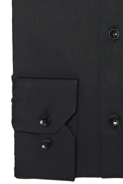 Barkers Eco Easy Care Shirts|Tailored Fit Shirts^Tribeca Regular Cuff Shirt BLACK