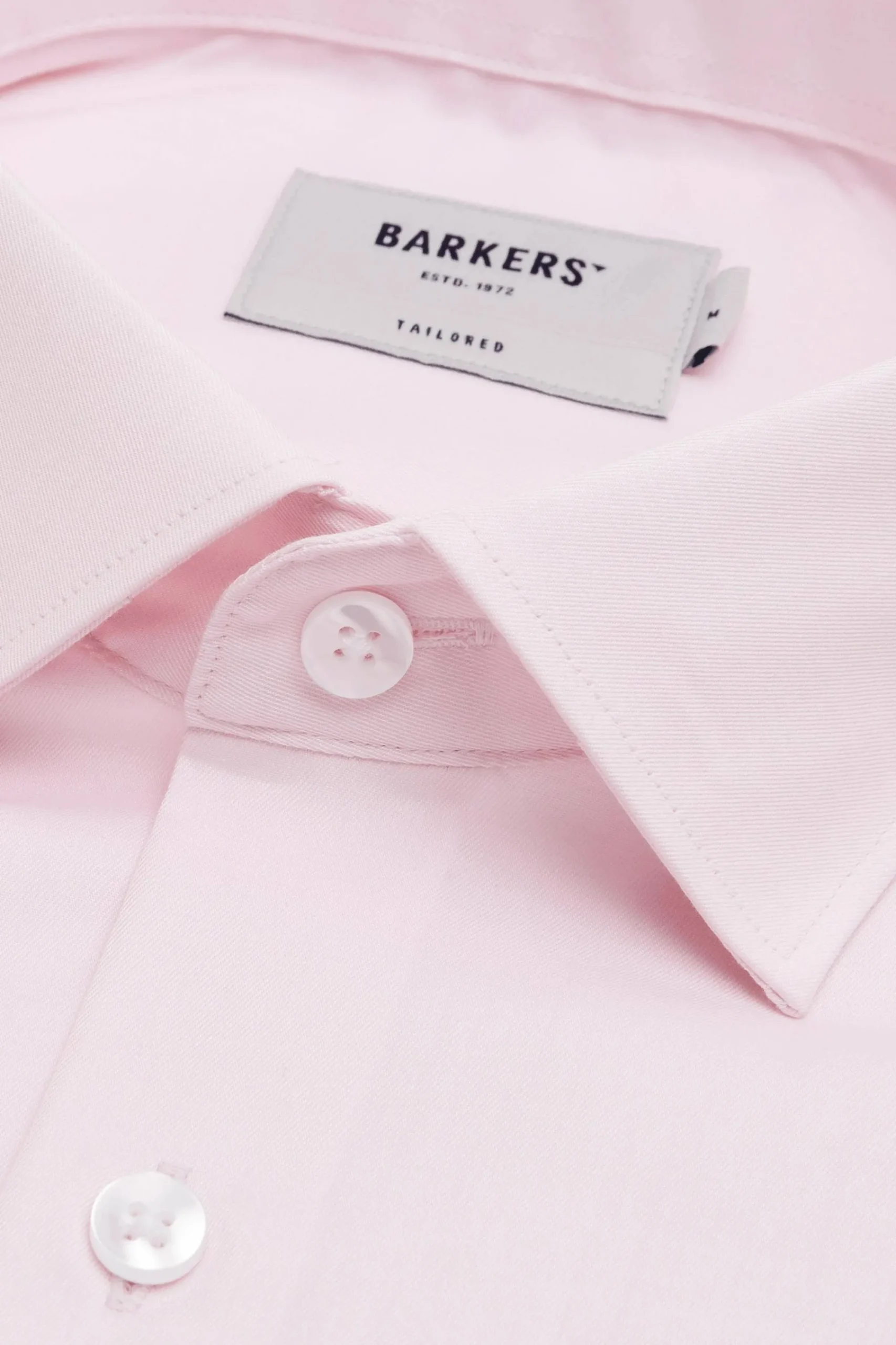 Barkers Eco Easy Care Shirts|Tailored Fit Shirts^Tribeca Regular Cuff Shirt PINK