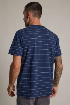 Barkers Graphic & Stripes^Vermont Stripe Tee NAVY