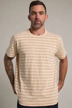 Barkers Graphic & Stripes^Vermont Stripe Tee OATMEAL
