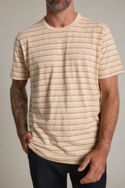 Barkers Graphic & Stripes^Vermont Stripe Tee OATMEAL