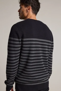 Barkers Cotton Knitwear^Wesley Cotton Stripe Crew