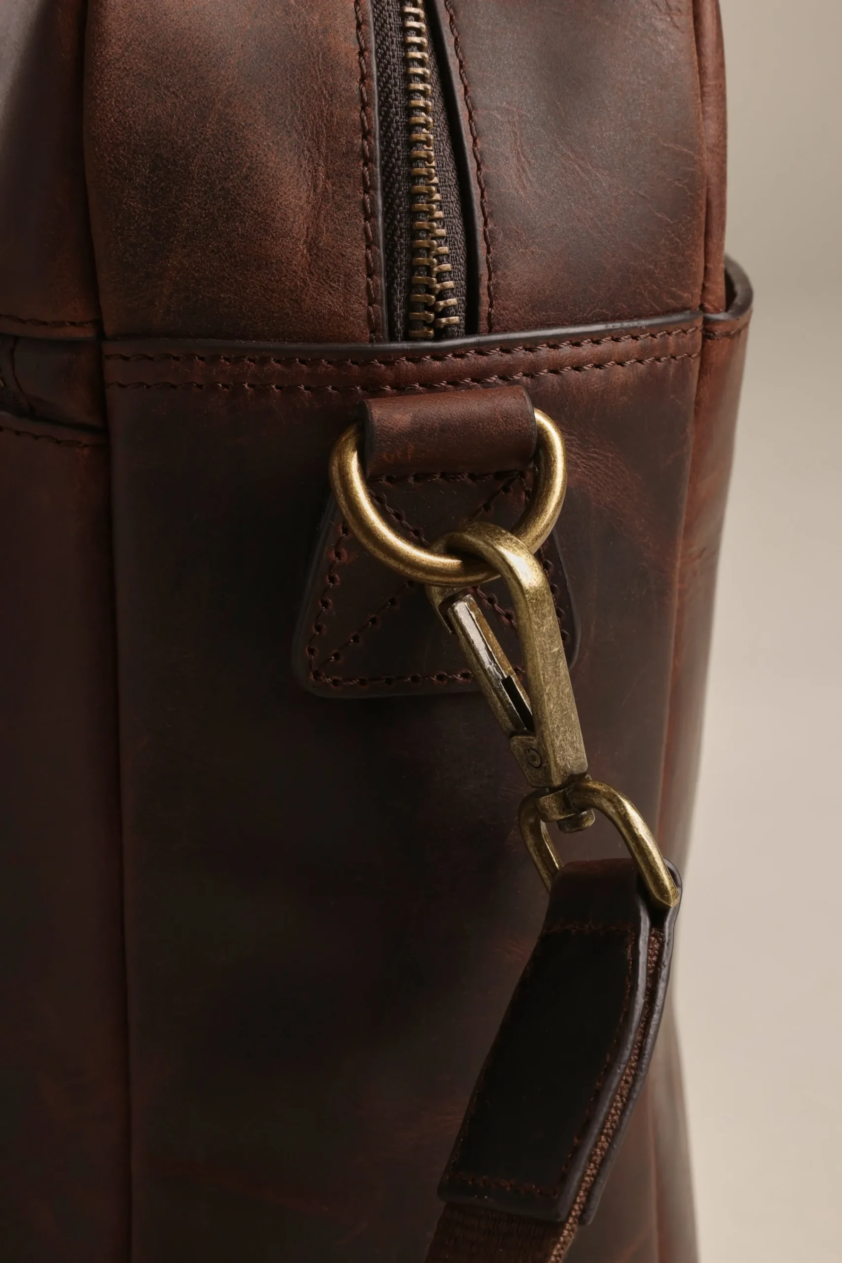 Barkers Leather Goods|Bags & Luggage^Wilkinson Leather Laptop Bag WALNUT BROWN